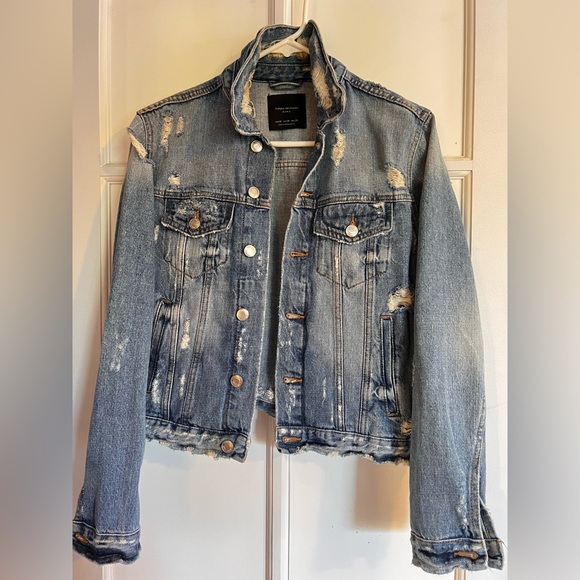 Zara Jackets & Blazers - Womens denim, vintage look jacket